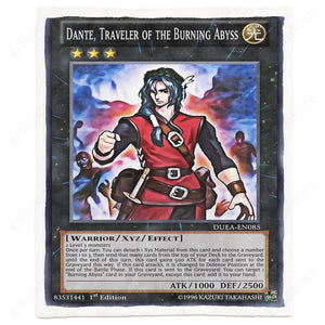 Dante Traveler Of The Burning Abyss Custom Soft Blanket