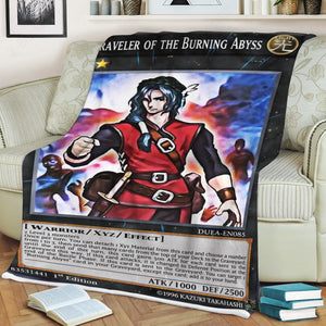 Dante Traveler Of The Burning Abyss Custom Soft Blanket