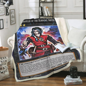 Dante Traveler Of The Burning Abyss Custom Soft Blanket