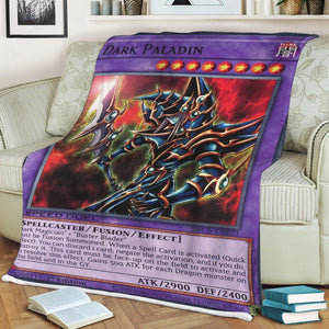 Dark Paladin Card Custom Soft Blanket