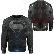 Load image into Gallery viewer, DC Black Superman Custom Sweatshirt
