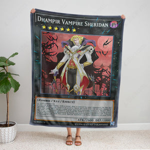 Dhampir Vampire Sheridan Custom Soft Blanket