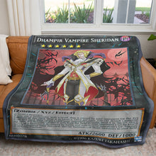 Load image into Gallery viewer, Dhampir Vampire Sheridan Custom Soft Blanket
