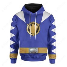 Load image into Gallery viewer, Dino Thunder Blue Power Rangers Custom Hoodie
