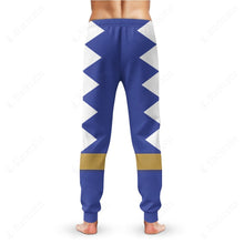 Load image into Gallery viewer, Dino Thunder Blue Power Rangers Custom Sweatpants
