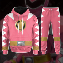 Load image into Gallery viewer, Dino Thunder Pink Power Rangers Custom Hoodie
