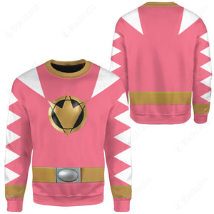 Dino Thunder Pink Power Rangers Custom Sweatshirt