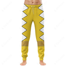 Load image into Gallery viewer, Dino Thunder Yellow Power Rangers Custom Sweatpants
