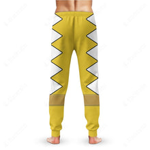 Load image into Gallery viewer, Dino Thunder Yellow Power Rangers Custom Sweatpants
