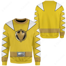 Load image into Gallery viewer, Dino Thunder Yellow Power Rangers Custom Sweatshirt
