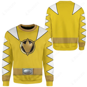 Dino Thunder Yellow Power Rangers Custom Sweatshirt