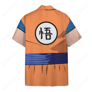 Dragon Ball Kakalot Custom Hawaii Button Shirt