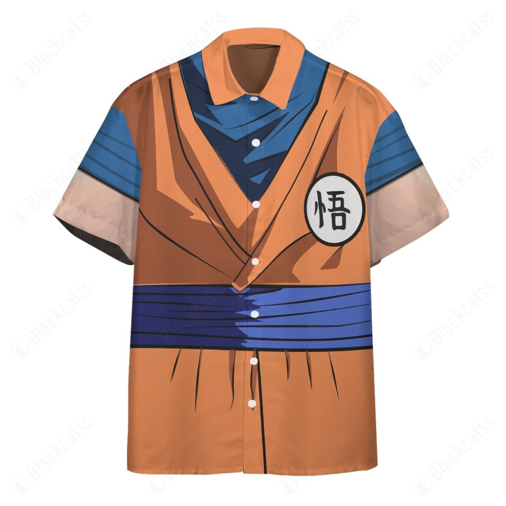 Dragon Ball Kakalot Custom Hawaii Button Shirt