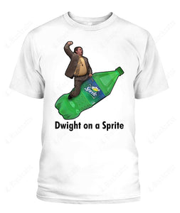 Dwight On A Sprite Custom Graphic Apparel