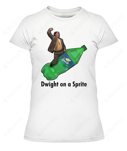 Dwight On A Sprite Custom Graphic Apparel