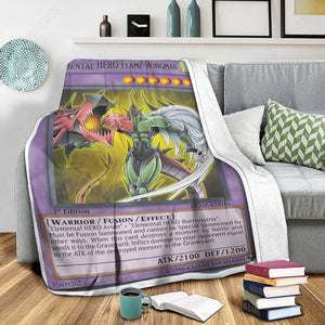 Elemental HERO Flame Wingman Custom Soft Blanket