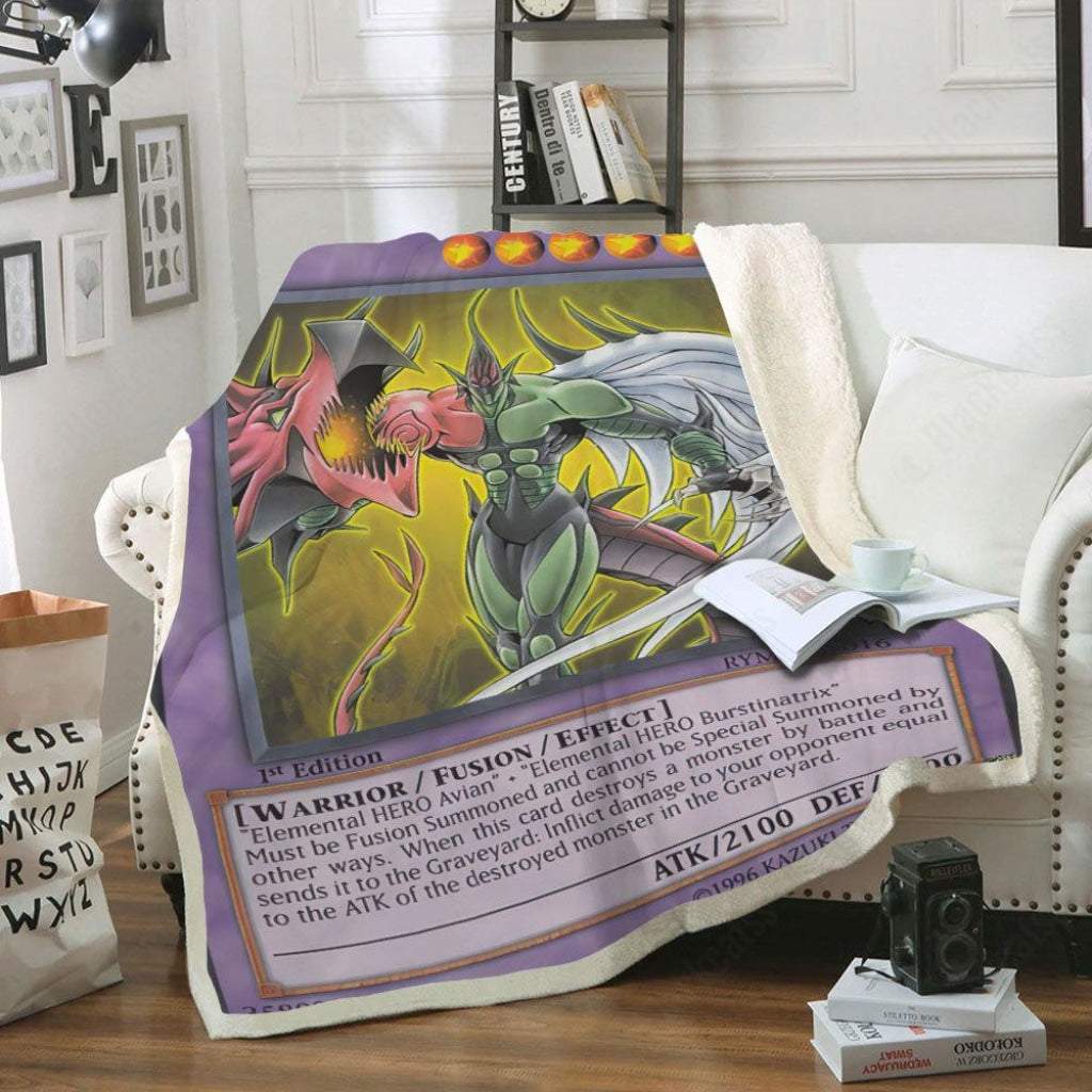 Elemental HERO Flame Wingman Custom Soft Blanket