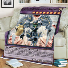 Load image into Gallery viewer, Elemental HERO Shining Flare Wingman Custom Soft Blanket
