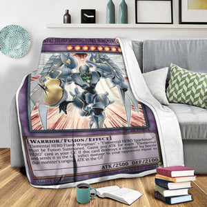 Elemental HERO Shining Flare Wingman Custom Soft Blanket