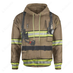 Emergency Services Firefighter Custom Hoodie