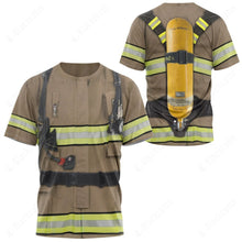 Load image into Gallery viewer, Emergency Services Firefighter Custom T-Shirt
