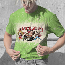 Load image into Gallery viewer, EVH Band Custom Bleach Tshirt
