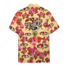 Load image into Gallery viewer, EVH Tropical Frankenstrat Custom Hawaii Button Shirt
