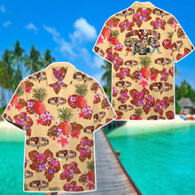 Load image into Gallery viewer, EVH Tropical Frankenstrat Custom Hawaii Button Shirt
