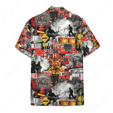 Load image into Gallery viewer, Firefighter Button Shirt
