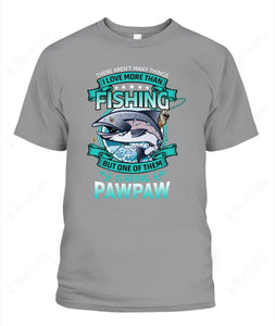 Fishing Paw Paw Custom Graphic Apparel