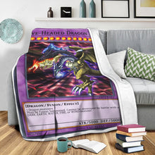 Load image into Gallery viewer, Five Headed Dragon Custom Soft Blanket
