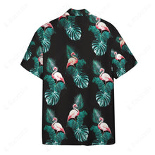 Load image into Gallery viewer, Floral Flamingo Button Shirt
