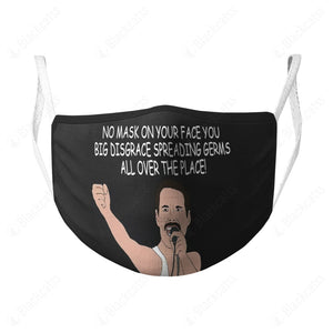 Freddie Mercury Custom Face Mask