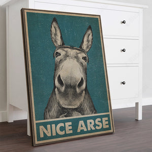 Funny Nice Arse Custom Canvas