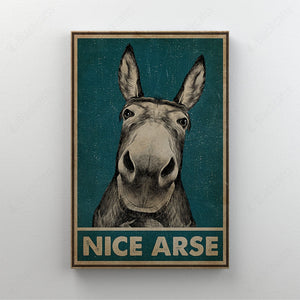 Funny Nice Arse Custom Canvas