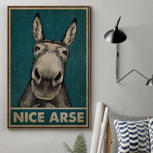 Funny Nice Arse Custom Canvas