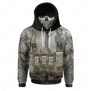 Game Call of Duty Modern Warfare Cosplay Custom Snood Hoodie