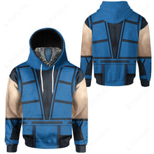 Load image into Gallery viewer, Game MK Sub-Zero Cosplay Custom Snood Hoodie
