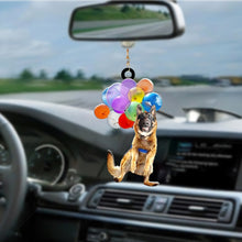 Load image into Gallery viewer, German Shepherd Dog Fly With Bubbles Car Hanging Ornament
