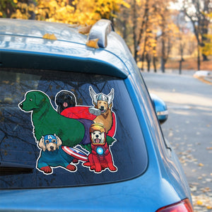 Golden Retriever Custom Car Sticker