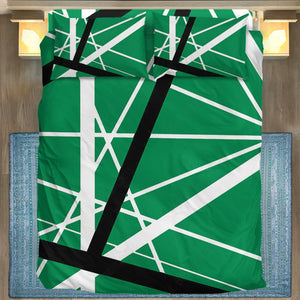 Green Frankenstrat Strings Custom Bedding Set