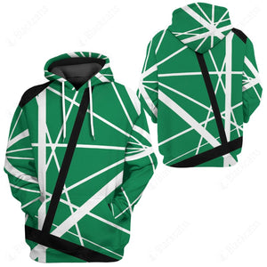 Green Frankenstrat Strings Custom Hoodie