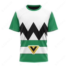 Load image into Gallery viewer, Green Power Rangers Lost Galaxy Custom T-Shirt
