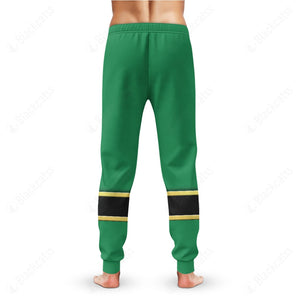 Green Power Rangers Mystic Force Custom Sweatpants