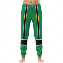 Load image into Gallery viewer, Green Power Rangers Mystic Force Custom Sweatpants
