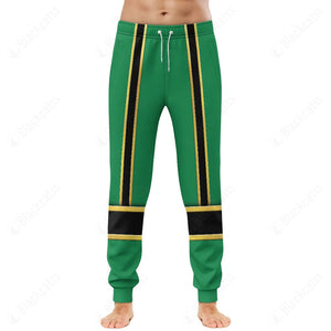 Green Power Rangers Mystic Force Custom Sweatpants