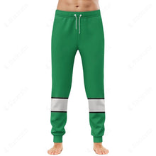 Load image into Gallery viewer, Green Power Rangers Time Force Custom Sweatpants
