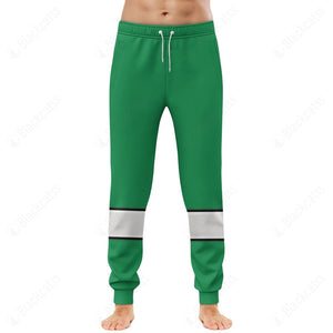 Green Power Rangers Time Force Custom Sweatpants