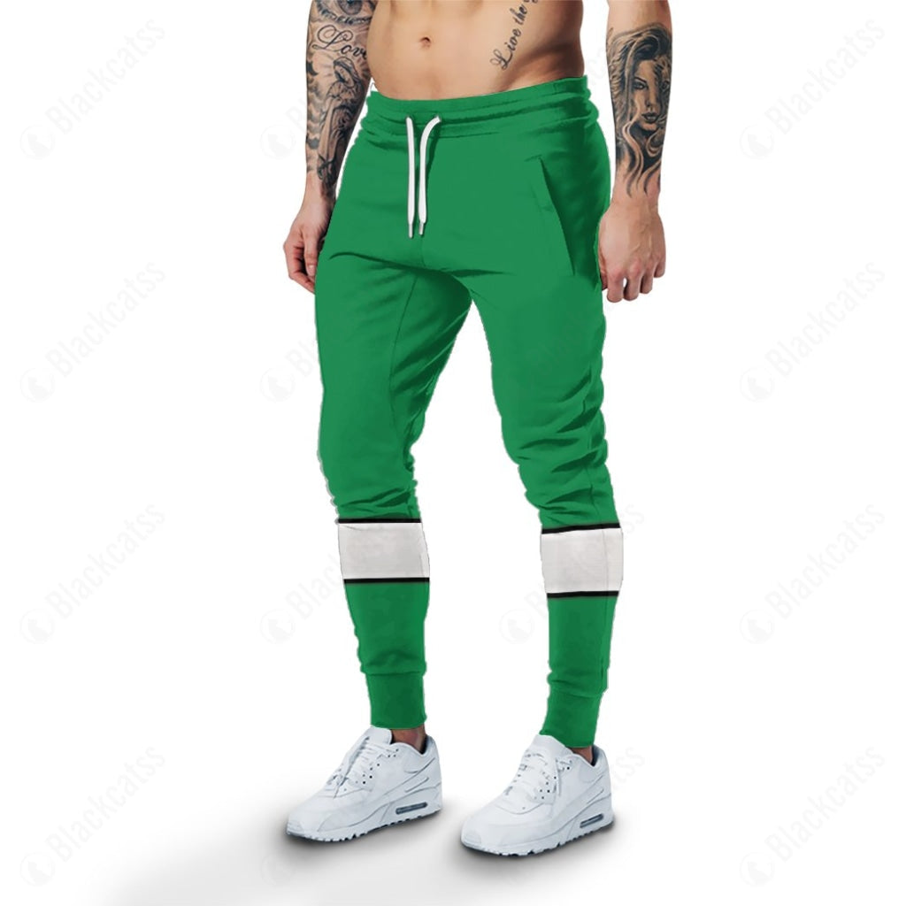 Green Power Rangers Time Force Custom Sweatpants