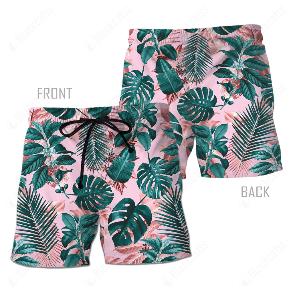 Hawaii 3D Beach Shorts Tropical